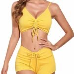 CRZ YOGA Saias de tênis esportivas de secagem rápida feminina Shorts de voleibol Saias plissadas de cintura média Saias esportivas
