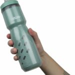 Camelbak, Squeeze, Garrafa, Caramanhola, Podium Chill, 710mL, Válvula Jet Valve, Isolamento Térmico, Para Ciclismo e Corrida, Material Resistente, Verde
